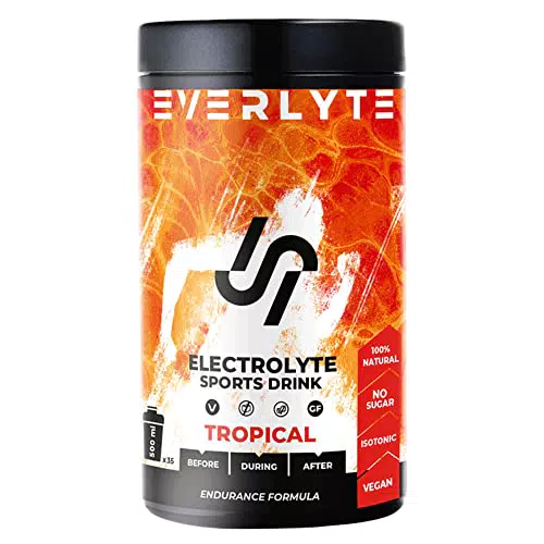 Everlyte Elektrolyt Pulver - Mit Natrium, Kalium, Calcium & Magnesium - Vegan & Natürlich