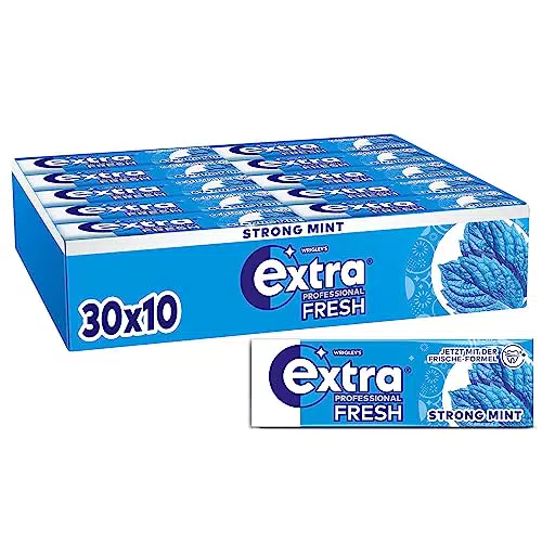 Extra Professional Fresh Strong Mint, Zuckerfreier Kaugummi