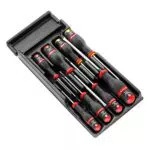 FACOM Modul mit 8 Protwist-Schraubendrehern für Trolleys - Ergonomischer Griff - Werkzeugset für die Werkstatt
