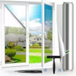 Sonnenschutzfolie für Fenster | UV-Schutz innen & außen | Rückstandslose Thermofolie | Hitzebeständige Fensterfolie | Sichtschutz Spiegelfolie