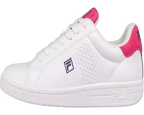 FILA Crosscourt 2 NT Teens Sneaker, White-Carmine