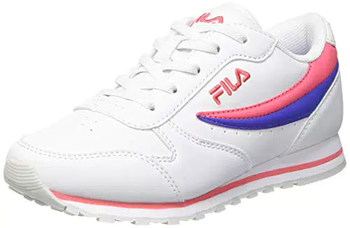 FILA Orbit kids Unisex-Kinder Sneaker, Weiß