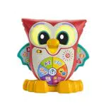 Fisher-Price Interaktives Lern-Spielzeug Schlaue Eule - Musik und Lichter