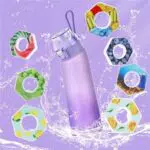 Duft Flasche Starter Set mit 7 Geschmacksrichtungen - Trinkflasche mit Duftkapseln