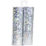 Folat 65803 - Luftschlangen - blau metallic - 2 Rollen mit je 18 Schlangen - 4 m lang