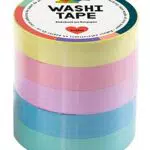 Folia - Washi Tape aus Reispapier - 10 m x 10 mm - Zum Verzieren und Dekorieren