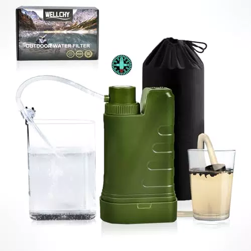 Outdoor Wasserfilter mit Ultrafiltration für Trinkwasser - Ideal für Camping und Wandern