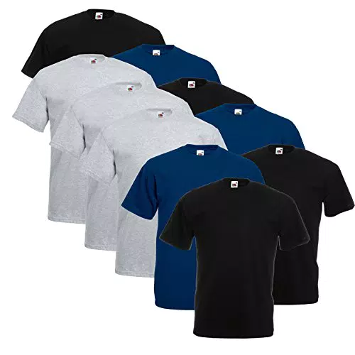 Fruit of the Loom T-Shirt Rundhals Herren - Verschiedene Farbsets verfügbar