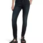 G-STAR RAW Damen 3301 High Skinny Jeans, Schwarz