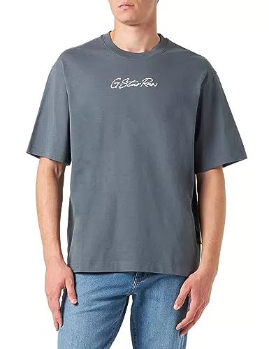 G-STAR RAW Herren Autograph Box T-Shirt - Grau
