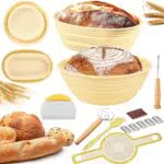 Gärkorb für Brotbacken - Rund & Oval - Faltbarer Sauerteig-Backkorb