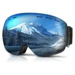 Magnetische Skibrille von GONICVIN für Herren und Damen mit Antibeschlag und UV-Schutz