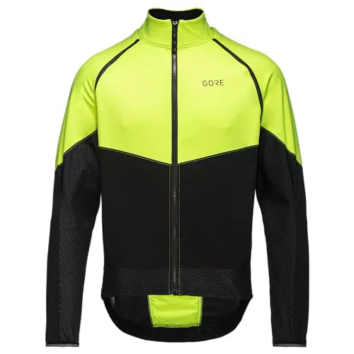 GORE WEAR Herren Fahrrad-Jacke Phantom, GORE-TEX INFINIUM - Neon-Gelb/Schwarz