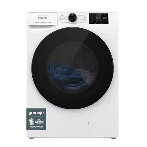 Gorenje Waschmaschine mit 10 kg Fassungsvermögen, 16 Programme, SteamTech - Weiß