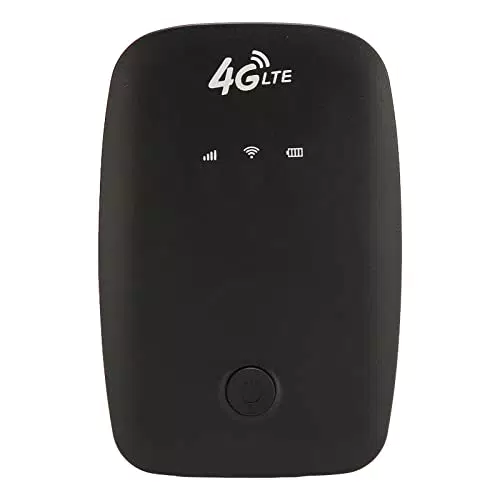 Mobiler WLAN-Router 4G LTE - Tragbarer Highspeed-Hotspot mit Akku - SIM-Kartensteckplatz - Bis zu 10 Geräte - Ideal für Geschäftsreisen & Outdoor-Einsatz