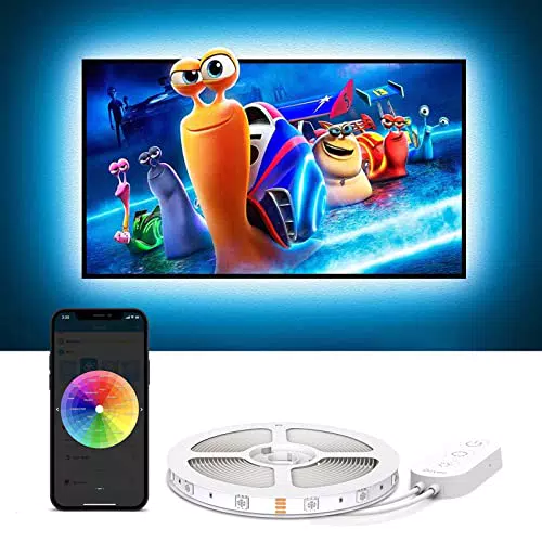 Govee LED TV Hintergrundbeleuchtung mit RGB LED Strip für 46-60 Zoll Fernseher und PC