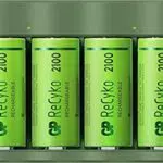 GP Batteries Basic-Line Ladegerät für 4x NiMH Micro (AAA) Akkus