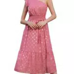 Grace Karin A-Linienkleid mit Rüschen und One-Shoulder-Schnitt