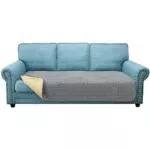 Granbest Sofa Sitzkissen Bezüge - Weiche & Rutschfeste Überzüge für 3-Sitzer Couch