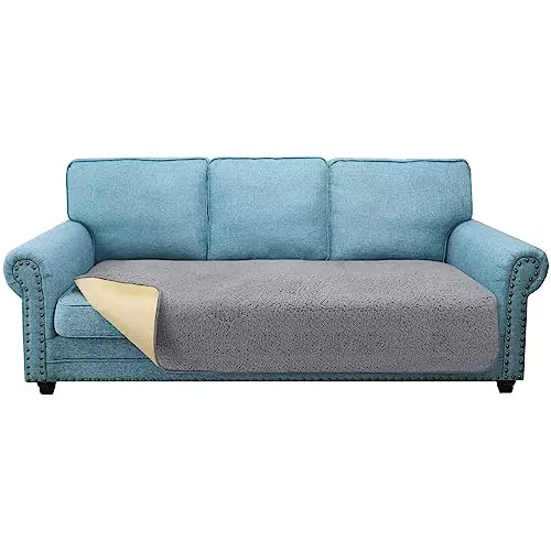 Granbest Sofa Sitzkissenbezüge für 3-Sitzer Sofa - Weich & Rutschfest