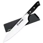 Profi Kochmesser 20cm aus deutschem Edelstahl mit Pakkaholz Griff