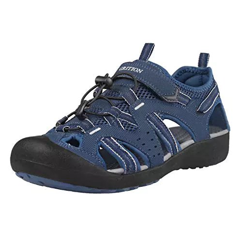 Herren Wandersandalen mit Klettverschluss für Outdoor-Aktivitäten - Navy Blau
