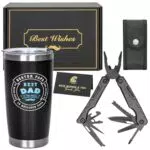 Multitool Camping Set mit isoliertem Kaffeebecher für Vatertag und Geburtstag