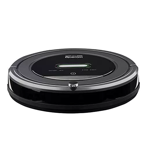 Staubsaugerroboter H.Koenig SWRC90 mit Wischfunktion und virtueller Wand - Schwarz