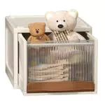 Schubladen-Organizer HAIXIN stapelbarer Kleiderschrank - Aufbewahrungsbox mit Deckel