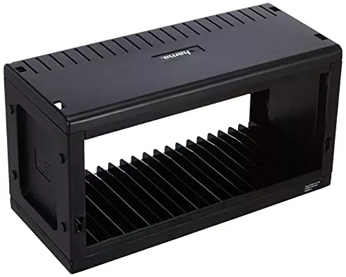 Hama CD Regal für 20 CDs - Platzsparende Aufbewahrung für Büro oder Kinderzimmer