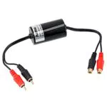 Hama NF-Entstörfilter für Cinch-Anschlüsse, vergoldet, 40 Hz - 32 KHz