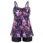 Hanna Nikole Damen Vintage Beach Swimwear Tankini
