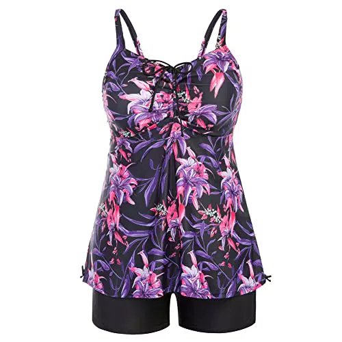 "Hanna Nikole Damen Vintage Beach Swimwear Tankini"