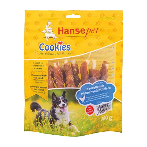 Hansepet Hundesnack Cookies mit Delikatess-Hähnchenfilet