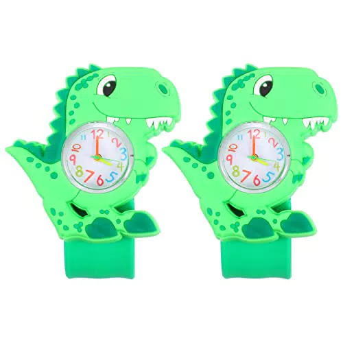 Kinderuhr Dinosaurier Silikon Armbanduhr für Kinder - Slap-on Uhr