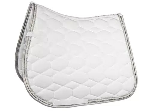 HKM Schabracke Crystal Fashion für Dressurponys - Dunkelgrau