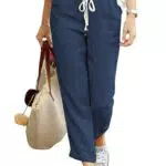 Leinenhose Damen Sommer - Bequeme Stoffhose für Damen