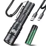 HOSONIC EC16 LED Taschenlampe - Extrem Hell, 1750 Lumen, Aufladbar, 7 Lichtmodi, IP68 Wasserdicht
