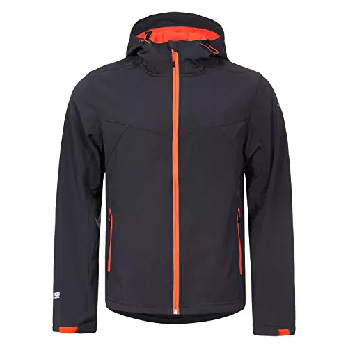 ICEPEAK Herren Softshell Jacke Lukas - Schwarz