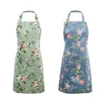 Küchenschürze für Frauen - Florale Vintage Schürze für Chef und Bäcker