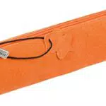 Idena Faulenzer aus Leder - Rund - Orange