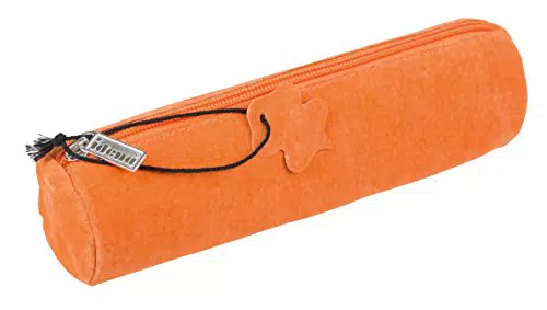 Idena Faulenzer aus Leder - Rund - Orange