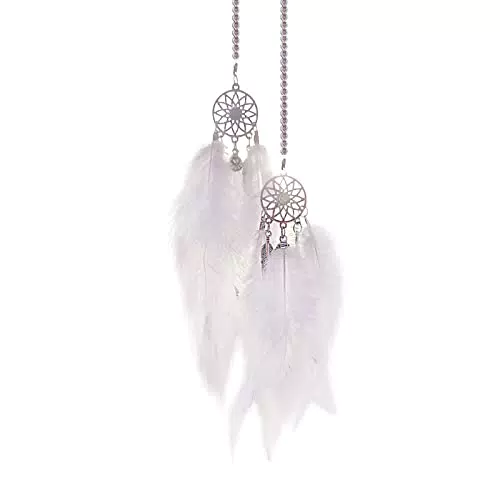 "ikasus Traumfänger Auto Innenspiegel Anhänger Wandbehang Boho Dreamcatcher Fenster Deko"
