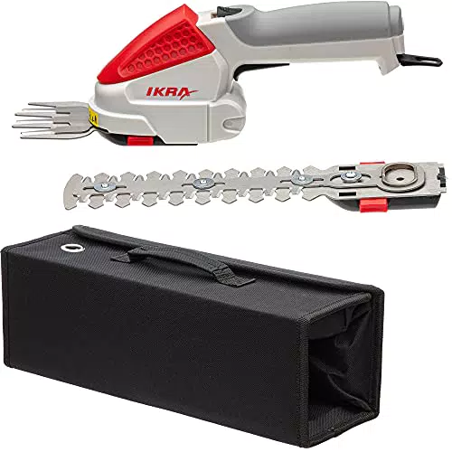IKRA Akku Grasschere Strauchschere 2in1 IGBS 1054 LI 7,2V - Inkl. Akku & Ladegerät