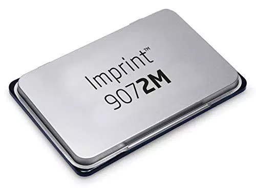 Handstempelkissen 9072M mit robustem Metalldeckel und wasserbasierter Tinte