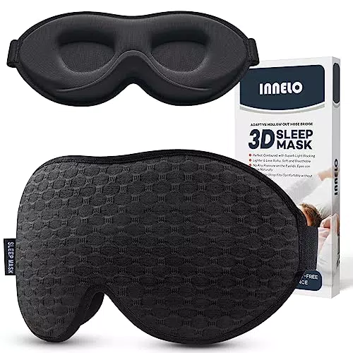 "INNELO Schlafmaske mit Memory Foam für erholsamen Schlaf"