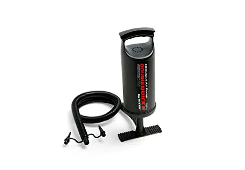 Intex Hand Luftpumpe Double Quick 2 - 36 cm - 3 Düsenaufsätze