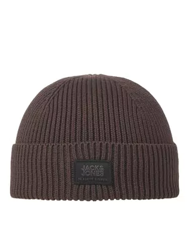 JACK & JONES Herren Beanie Mütze - Klassisches Strickdesign