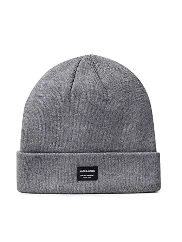 JACK & JONES Herren Strickmütze Gr. One Size, Schwarz - Schwarz