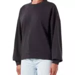 JACK & JONES Damen Sweatshirt mit Rundhalsausschnitt - Schwarz